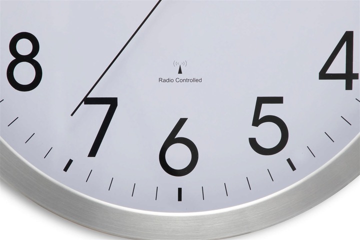 Produktbild Maul Wanduhr MAULmove Ø 40 cm, Silber (40 cm)