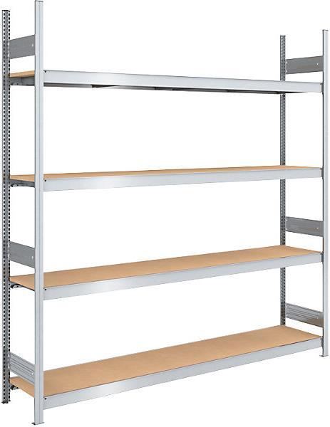 Produktbild kaiserkraft Grossfach-Steckregal mit Spanplatten