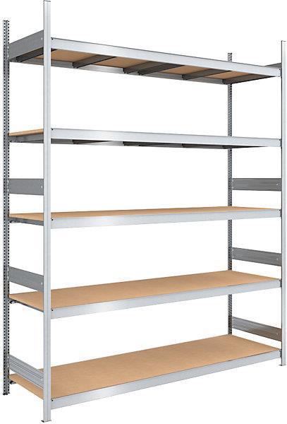 Produktbild kaiserkraft Grossfach-Steckregal mit Spanplatten