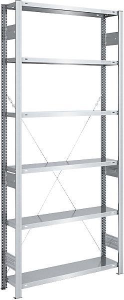 Actual product image eurokraft pro Boltless storage rack, galvanised, medium duty design