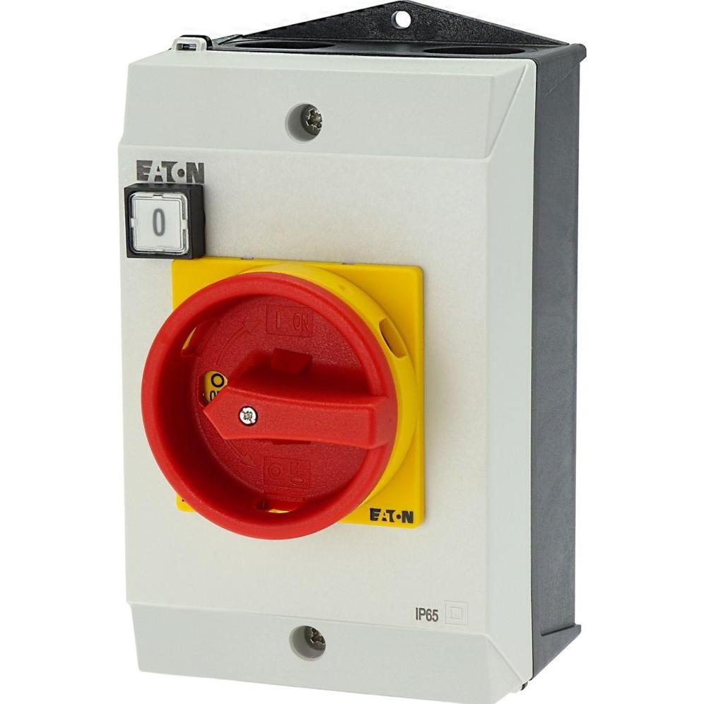 Eaton, Systemstromversorgung, Sicherheitsschalter SUVA, T3, 32 A, Aufbau, 2 Schliesser, 2 Öffner, NOT-AUS-Funktion, mit ...