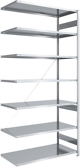 Actual product image eurokraft pro Large compartment boltless shelving, galvanized