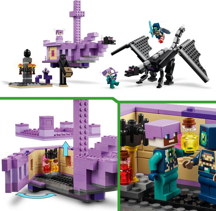 Immagine prodotto LEGO 21264 Il drago di Ender e la nave di Ender (21264, LEGO Minecraft)