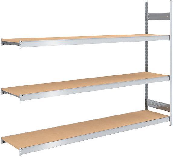 Produktbild kaiserkraft Grossfach-Steckregal mit Spanplatten