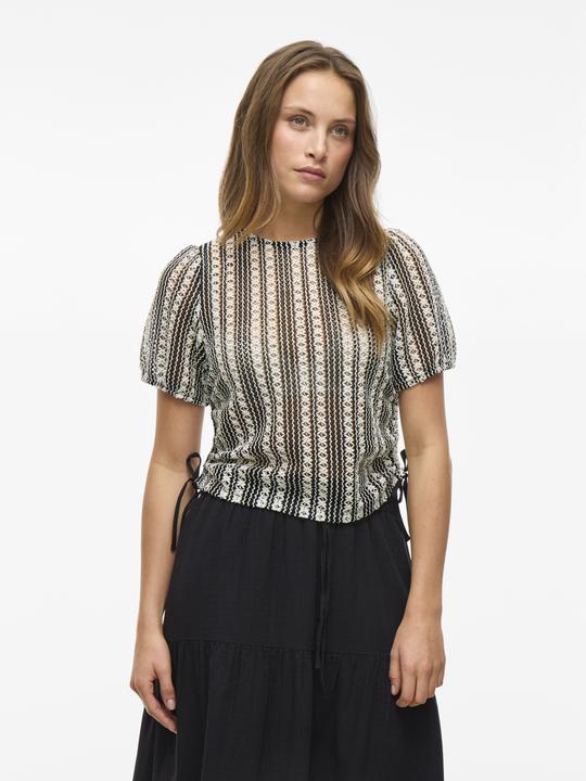 Immagine prodotto Vila VINUSE Durchscheinendes Oberteil mit kurzen Ärmeln (L)