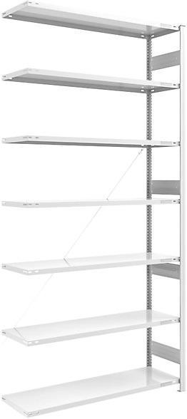 Produktbild eurokraft pro Schwerlast-Steckregal, RAL 7035