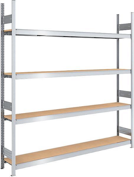 Produktbild kaiserkraft Grossfach-Steckregal mit Spanplatten