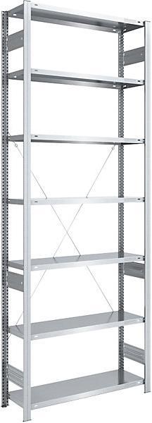 Actual product image eurokraft pro Storage boltless shelving, galvanized, medium-heavy design