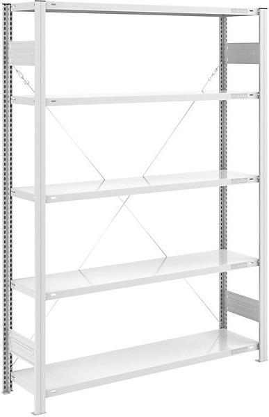 Produktbild eurokraft pro Grossfach-Steckregal, RAL 7035