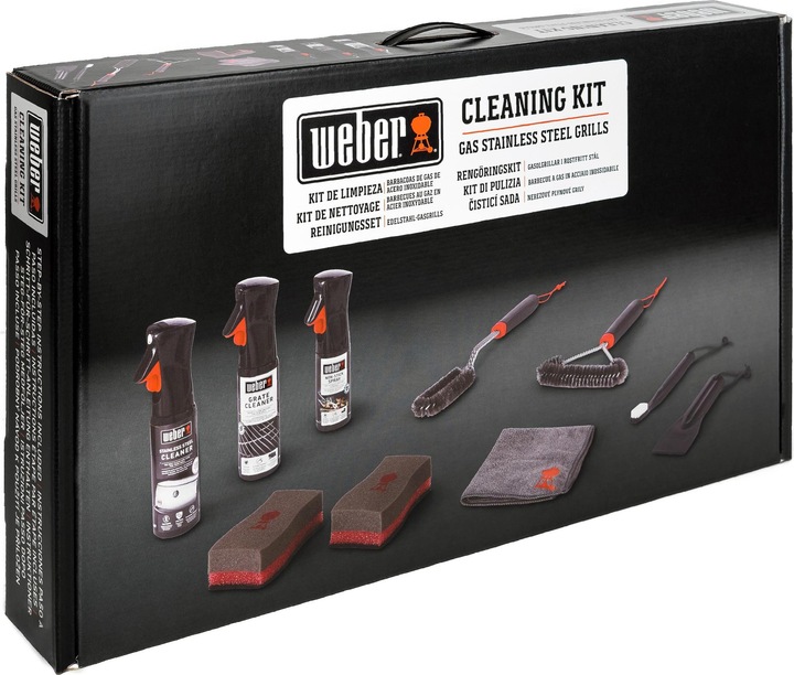Immagine prodotto Weber Set di pulizia griglie a gas in acciaio inox (59.50 cm)