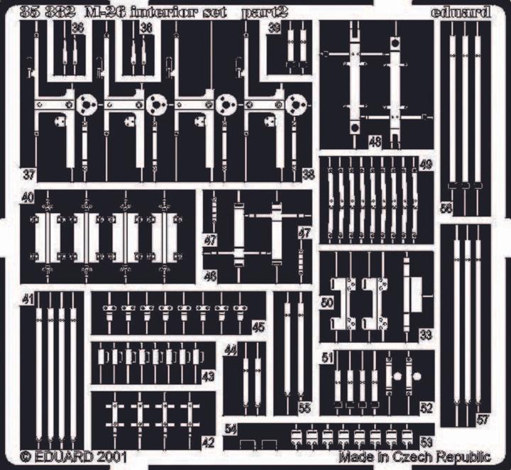 Actual product image Eduard M-26 photo etching set