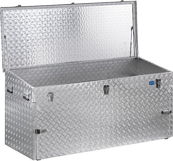 Actual product image kaiserkraft Aluminium transport box checker plate