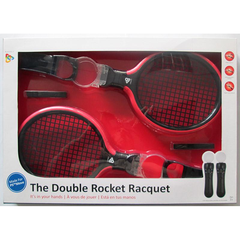 Playfect Racchetta Double PSMove (PS3, PS4), Accessori per controller gaming