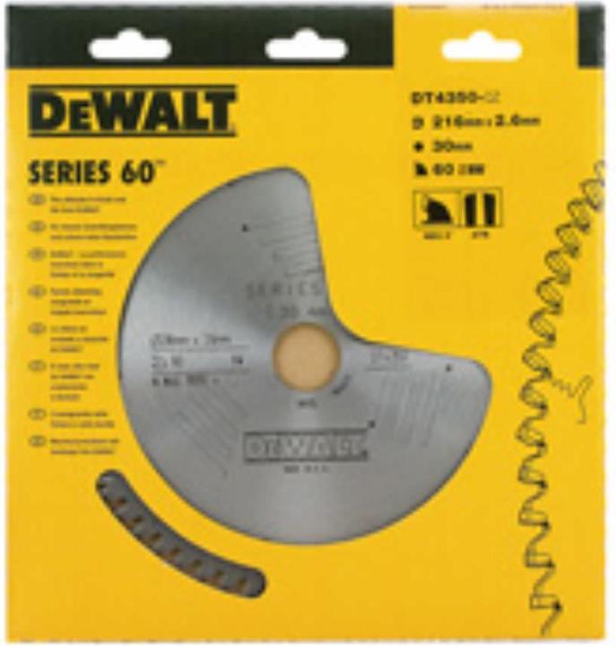 Produktbild DeWalt EXTREME ® Stationärkreissägeblatt DT4352hnitte und
