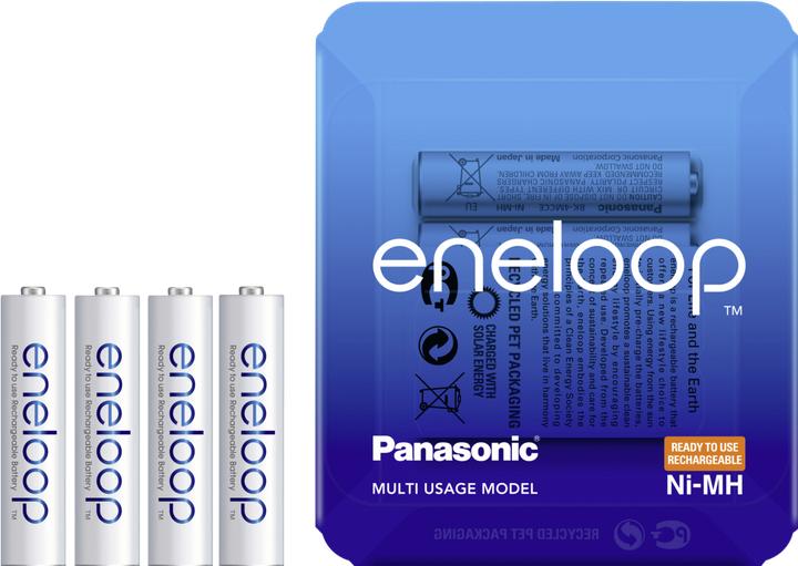 Produktbild Panasonic eneloop Sliding Pack (4 Stk., AAA, 750 mAh)