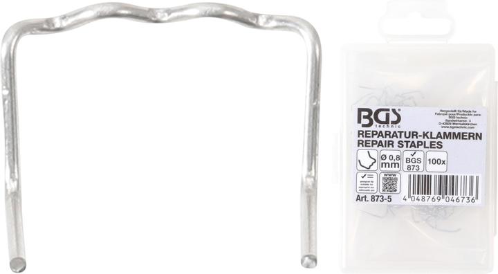Actual product image BGS Repair Staples L-Type Ø 0.8 mm 100 pcs.