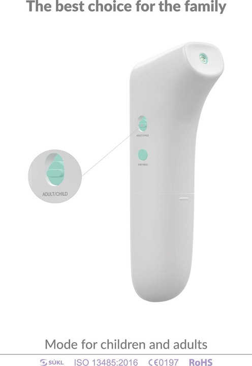 Productafbeelding Truelife Ir klinische thermometer Care Q10 BT (Auriculair, Voorhoofd, Contactloos)