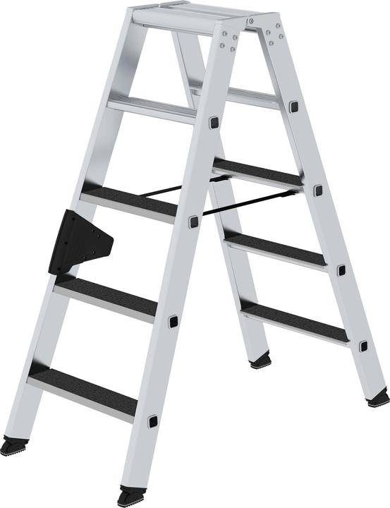 Actual product image Munk Stepladder with steps, double-sided access with clip-step R13 2x5 steps (Stepladder)