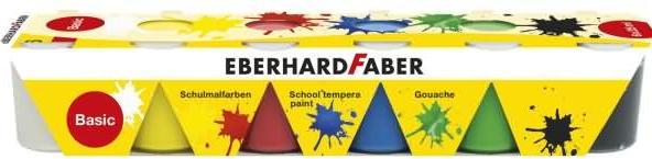 Produktbild EberhardFaber Temperafarben 6 x 25 ml, Set Basic (25 ml)