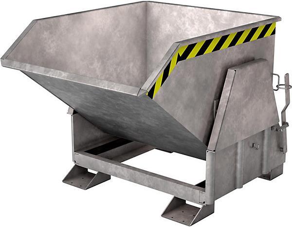 Produktbild eurokraft pro Kippbehälter, Standard-Bauhöhe, ohne Fahrwerk (1200 l)