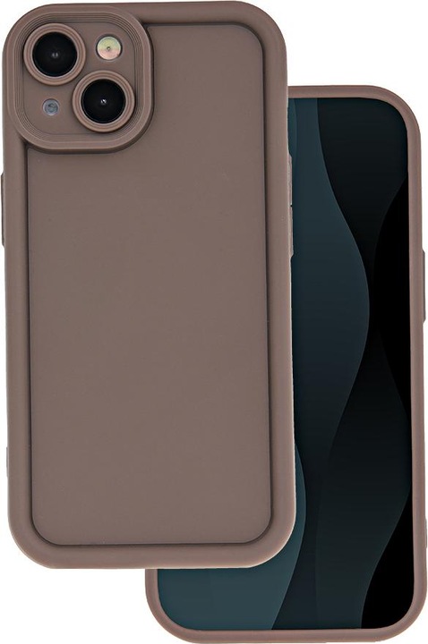 Actual product image OEM Rim TPU case for iPhone X / XS brown (Apple iPhone XS, Apple iPhone X)