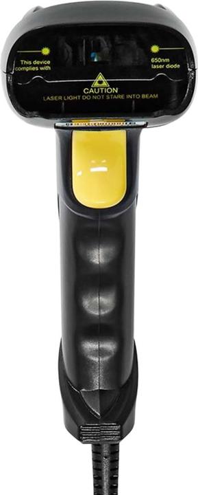 Produktbild Nedis Barcodescanner | Laser | Kabelgebunden | 1D Linear | Stromversorgung über USB | USB2.0 (1D-Barcodes)
