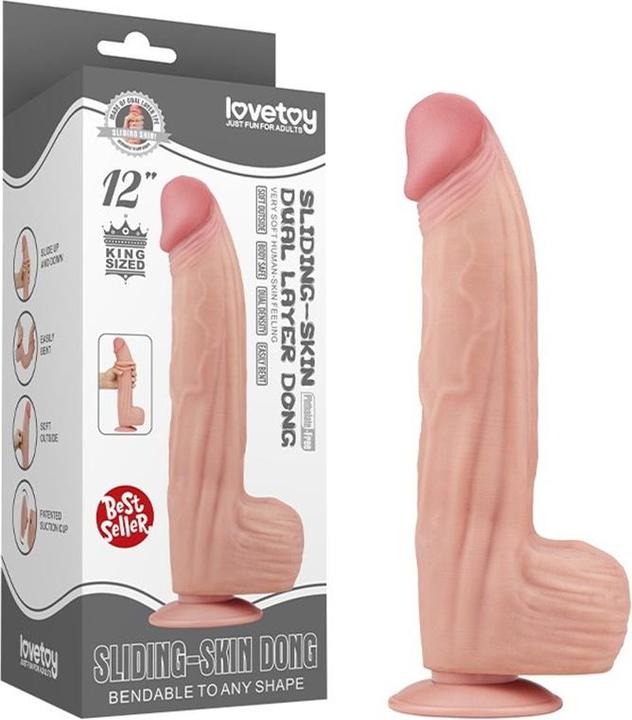 Image du produit Lovetoy Godemiché Sliding Skin 31 cm