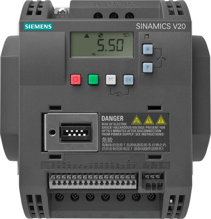Produktbild Siemens SINAMICS V20, 3AC400V 7,5KW FILTER C3