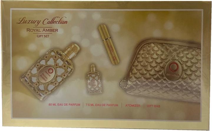 Immagine prodotto Orientica Luxury Collection Royal Amber U Set EDP 80 ml & EDP 75 ml Spray Atomizzatore - (Set di profumi)