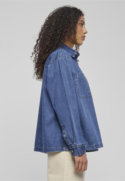 Actual product image Urban Classics Ladies Oversized Denim Shirt (XXL)