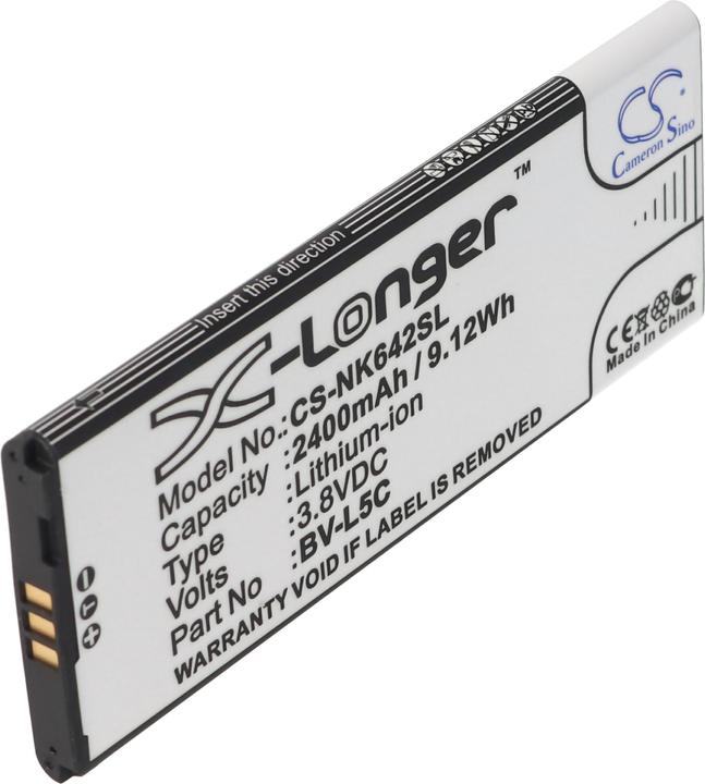 Actual product image AccuCell Akku Microsoft Nokia Lumia 640 Dual SIM