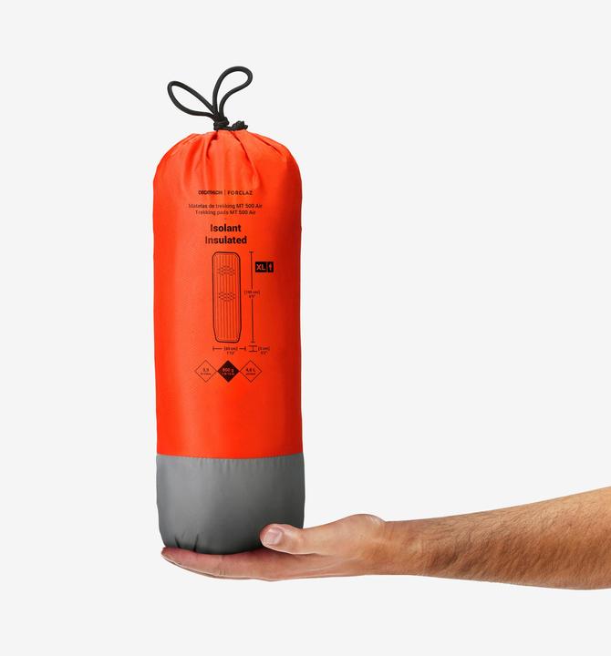 Actual product image Simond Insulating inflatable trekking air mattress - MT500 XL 195 × 60 cm - 1 person