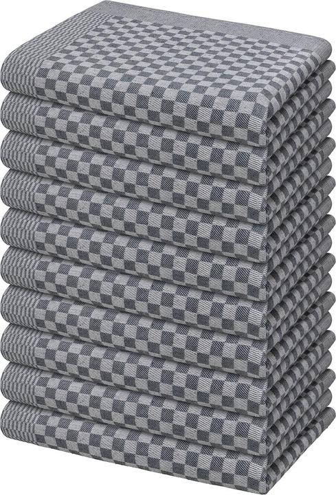 Actual product image Müskaan Set of 20 pit trays, black, tea towels 45 x 70 cm (50 x 70 cm)