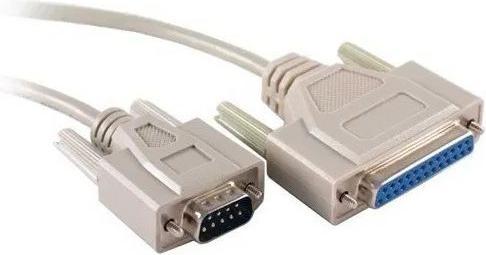 ProXtend DB9 RS232 to DB25 M-F 1.8M Beige (1.80 m)