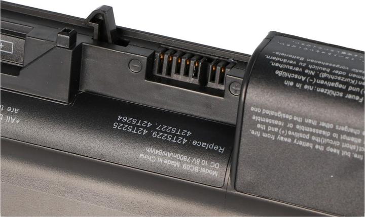 Produktbild AccuCell Akku passend für IBM/Lenovo ThinkPad R400 series, Li-Ion, 10,8V, 7800mAh, 84,2Wh, black (7800 mAh)
