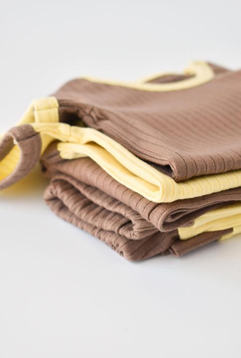 Immagine prodotto BabyCosy Corpo a maniche corte Ribana 2 Pz (62)