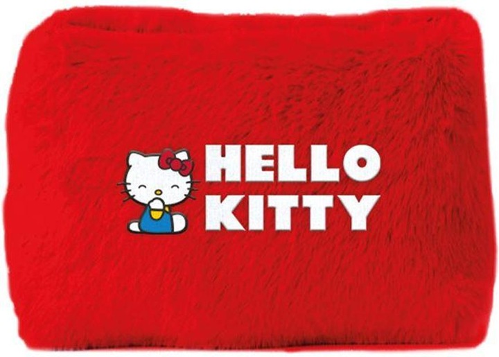 Actual product image Hello Kitty Laughing Plush Pencil Case