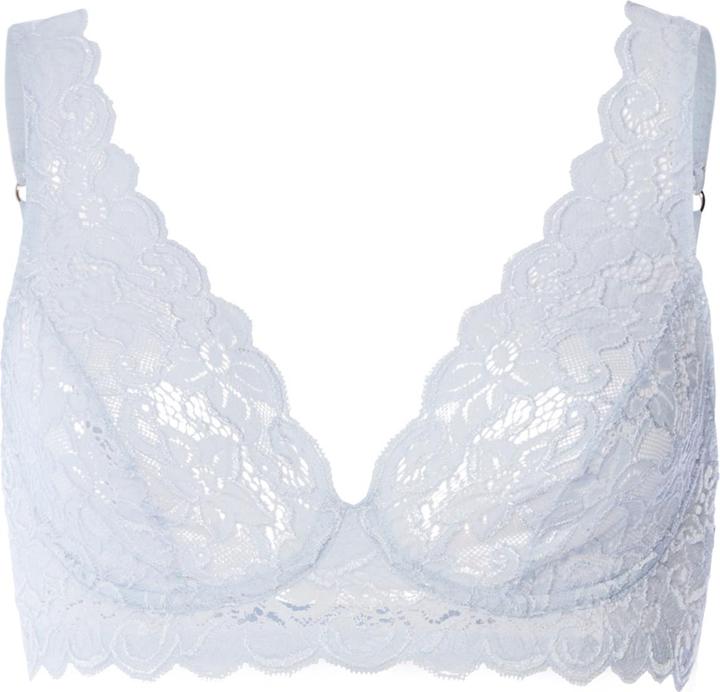 Hanro - Moments - Soft Cup BH - ohne Bügel (85C Blue dove) (Einzelpack, 85 C)