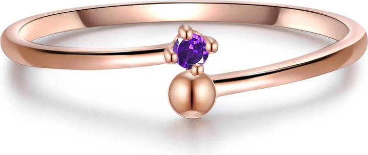 Immagine prodotto Glanzstücke München Donna Argento Ametista Oro Rosa - 15538 (60, 925 Argento)