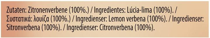 Valeurs nutritives et ingrédients Lipton Lemon Verbena (26 g)