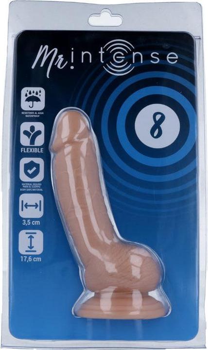 Actual product image Mr. Intense MR INTENSE 8 REALISTIC PENIS 17.6 -OR- 3.5CM
