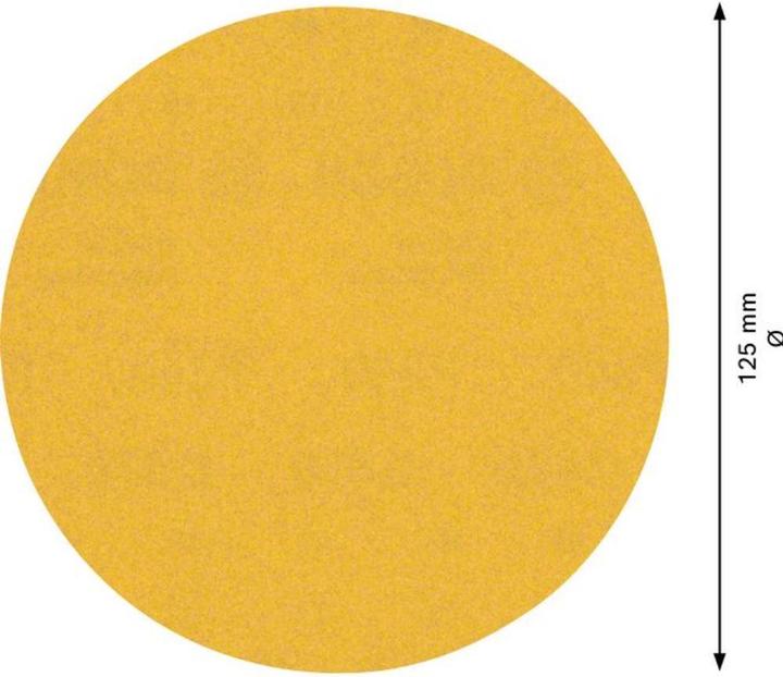 Immagine prodotto Bosch Professional Zubehör Expert C470 Carta vetrata senza fori per smerigliatrici angolari e trapani, 125 mm, G 240, 50 pezzi. (240)