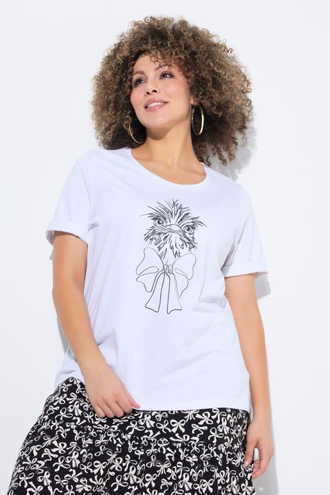 Produktbild Ulla Popken T-Shirt, Strauss, Classic, Rundhals, Halbarm (46, 48)