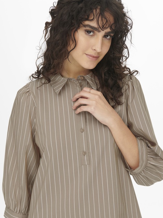 Image du produit JdY Robe chemisier rayée à manches 3/4 (L)