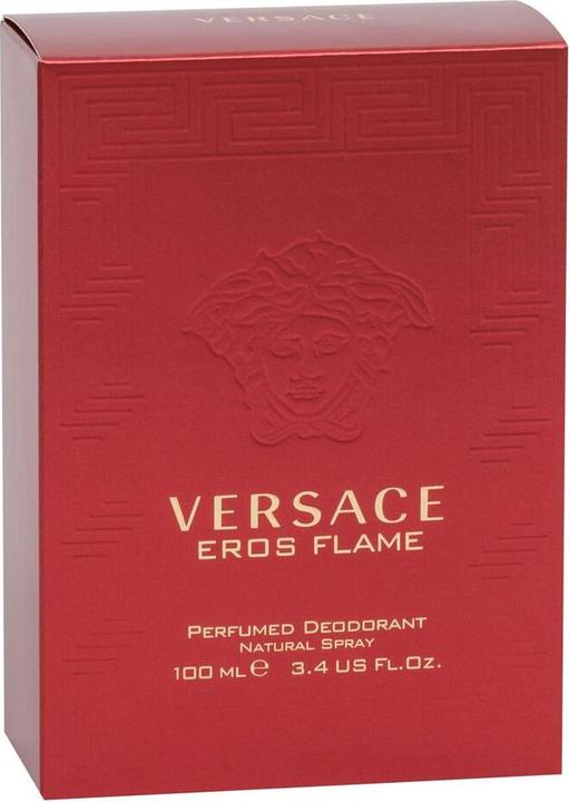 Actual product image Versace Eros - Flame Deodorant Natural Spray (Spray, 100 ml)