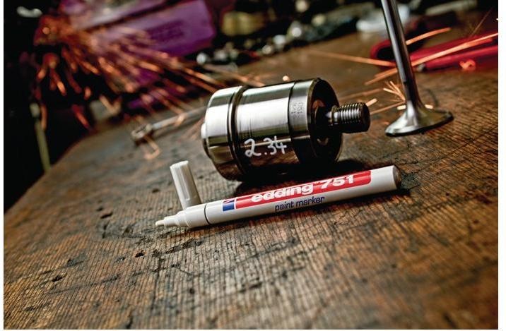 Produktbild Edding 751 Glanzlack-Marker (Rot, 1 mm, 1 x)