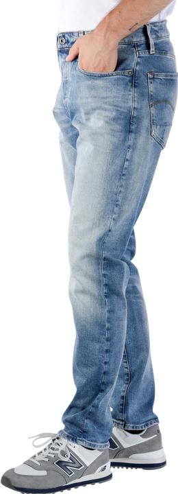 Produktbild G-Star 3301 Straight Tapered Jeans Elto Stretch indigo aged (W34/L34, W30/L32, W30/L34, W31/L32, W32/L34, W36/L32, W36/L34, W33/L32, W29/L32, W34/L32)