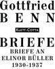 Actual product image Briefe an Elinor Büller-Klinkowström 1930-1937 (Briefe) (German, Gottfried Benn, 1992)
