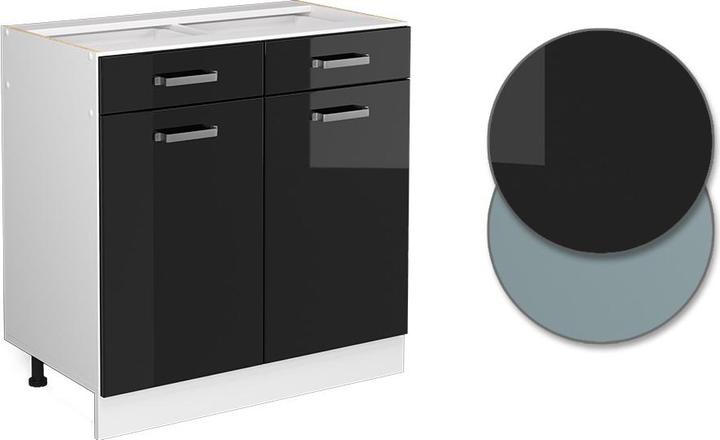 Schwarz, Schwarz Hochglanz, Weiss