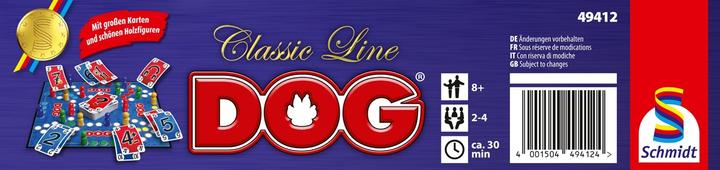 Productafbeelding Schmidt Spiele Dog Classic Line, Extra grosse Spielfiguren (Duits, 2 - 6 Spelers)